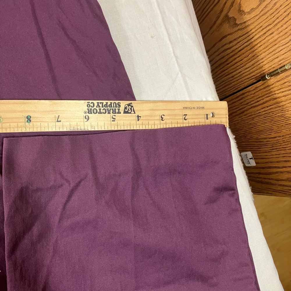 Style & Co Woman Plus Size 20W Plum Purple Stretch Cotton Cropped Pants WPL 8046 - Picture 3 of 10